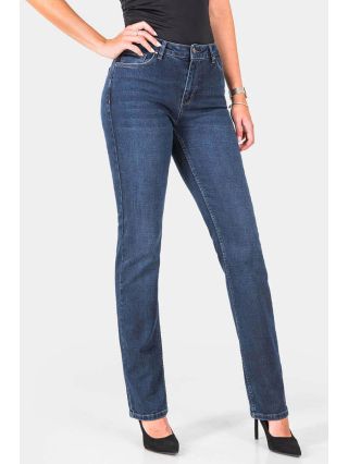 Прави дамски дънки Kelly 6487-79 INDIGO Fashion