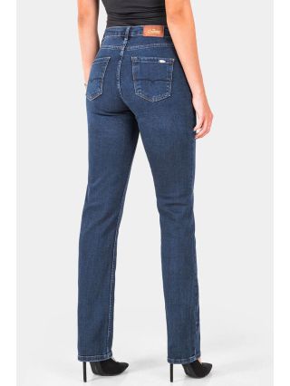 Прави дамски дънки Kelly 6487-79 INDIGO Fashion B