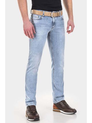Прави мъжки дънки Paul 6006 INDIGO Fashion