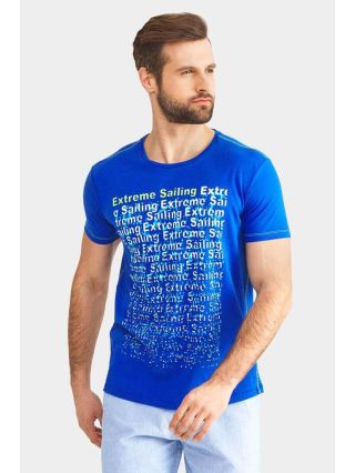 Мъжка тениска 35335-08 INDIGO Fashion