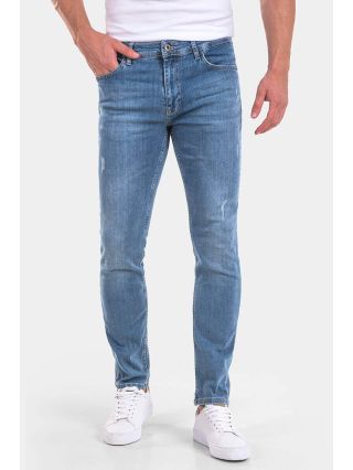 Слим фит мъжки дънки 3370 INDIGO Fashion A