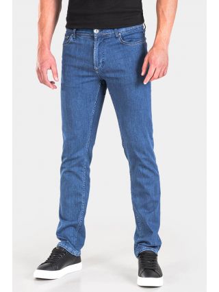 Прави мъжки дънки 5252-78 INDIGO Fashion