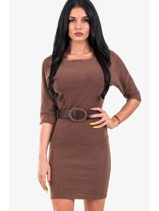 Вталена рокля 8267-28 INDIGO Fashion