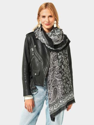 Дамски шал на цветя 11188-09 INDIGO Fashion