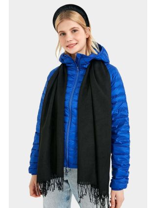 Едноцветен дамски шал 12107-09 INDIGO Fashion B