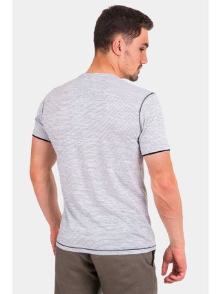 Мъжка тениска на райе 35570-09 INDIGO Fashion B