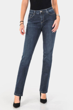 Прави дамски дънки Kelly 6515-79 INDIGO Fashion