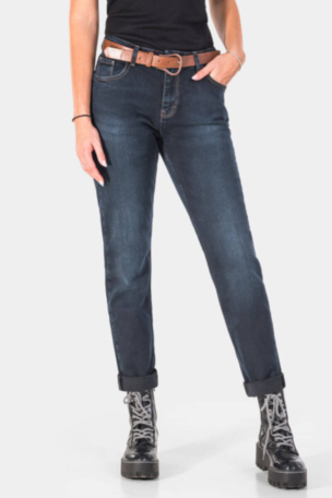 Бойфренд дамски дънки 6846 Lacarino INDIGO Fashion