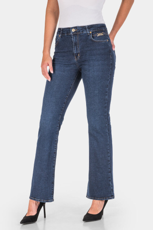 Чарлстон дамски дънки 8059-78 Bootcut Flare / Lacarino 