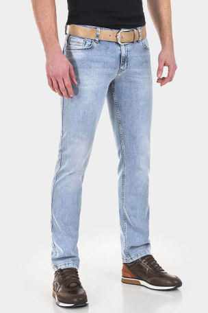 Прави мъжки дънки Paul 6006 INDIGO Fashion