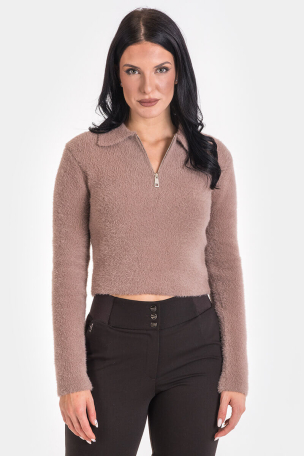 Дамска блуза с цип 92629-45 AVRIL