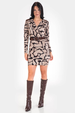 Рокля с колан 1492-03 ESITO