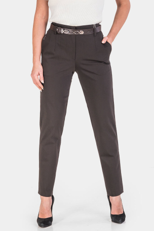 Елегантен дамски панталон с колан 3702-21 ACUN
