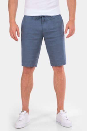 Ленени мъжки бермуди 6581-08  INDIGO Fashion
