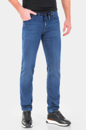 Слим фит мъжки дънки 3358 INDIGO Fashion