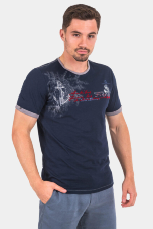 Мъжка тениска 35583-18 INDIGO Fashion