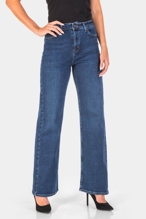 Wide Leg дамски дънки 7596-78 Nita / Lacarino