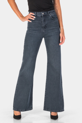 Разкроени дамски дънки 7746-79 Flare