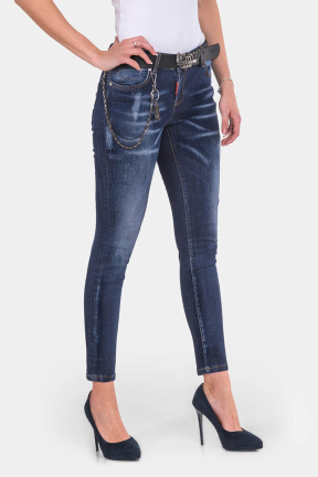 Слим фит дамски дънки 30305-79 Puccihino