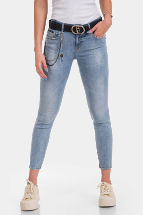 Слим фит дамски дънки 30316-74 Puccihino