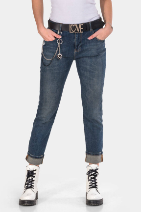 Бойфренд дамски дънки 50370-79