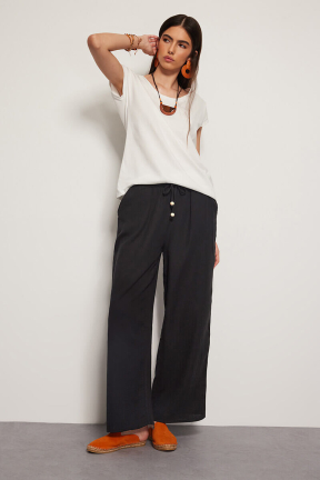 Дамски свободен панталон 24152-09 FLAMENCO