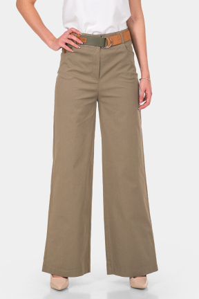 Елегантен клоширан дамски панталон 18970-06 KDL