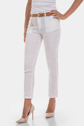 Дамски ленен панталон 50344-20 Puccihino