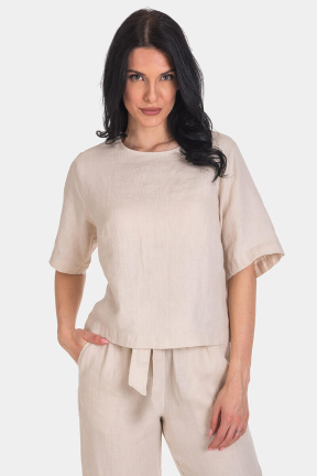 Дамска ленена блуза 7B114B-02