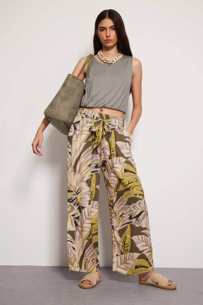 Дамски свободен панталон 24165-24 FLAMENCO