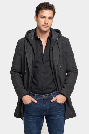 Мъжко палто 40267-16 MCL