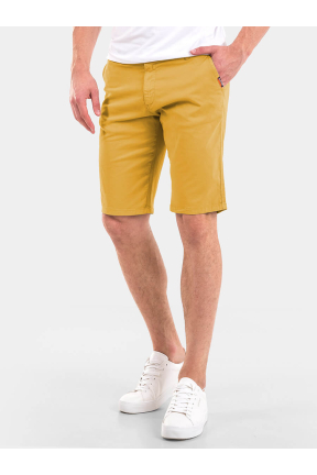 Мъжки бермуди - цвят горчица 11106 INDIGO Fashion