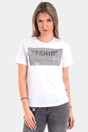 Дамска тениска 8129-20 INDIGO Fashion