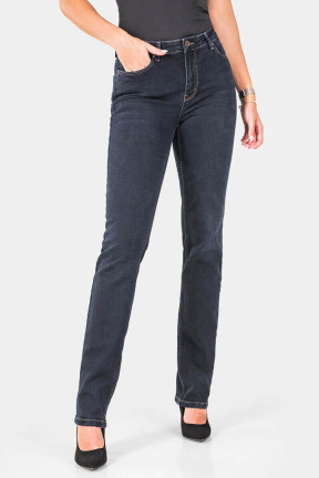 Прави дамски дънки Lady-XL 6486 INDIGO Fashion