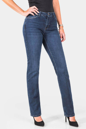 Прави дамски дънки Kelly 6487-79 INDIGO Fashion