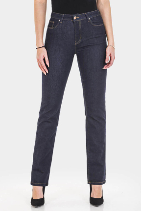 Прави дамски дънки Kelly 6533-79 INDIGO Fashion