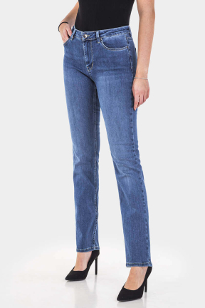 Класически дамски дънки 5766  INDIGO Fashion