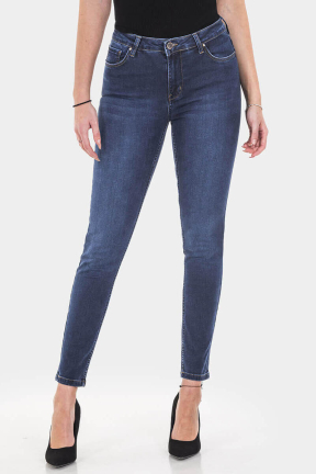 Слим фит дамски дънки 5547 INDIGO Fashion