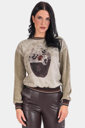 Дамска блуза с дълъг ръкав 2100-26 CLICHE