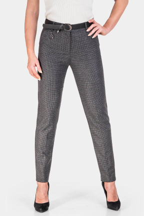 Елегантен дамски панталон с колан 3866-09 ACUN