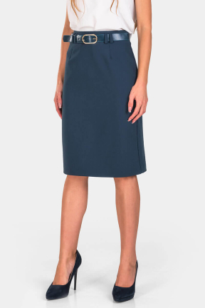 Елегантна пола с колан 1570-08 Mare Sole | INDIGO Fashion