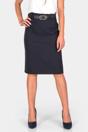 Елегантна пола с колан 1570-18 Mare Sole | INDIGO Fashion
