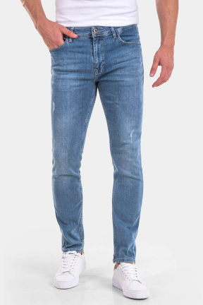 Слим фит мъжки дънки 3370 INDIGO Fashion A