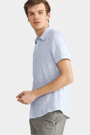 Ленена мъжка риза 700771-17