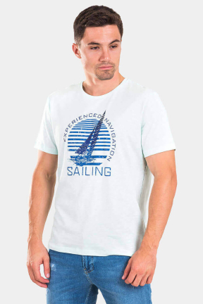 Мъжка тениска 35264-04 INDIGO Fashion