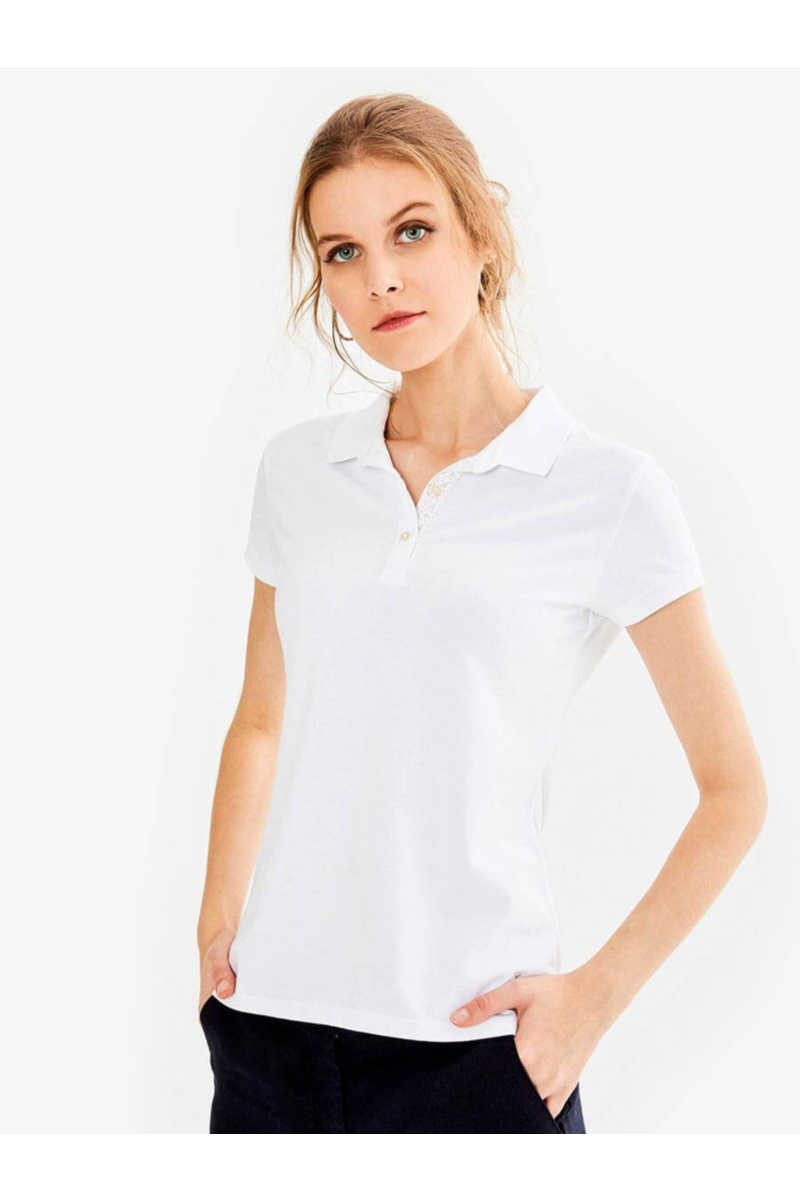 Бяла спортна дамска блуза 601475 INDIGO Fashion