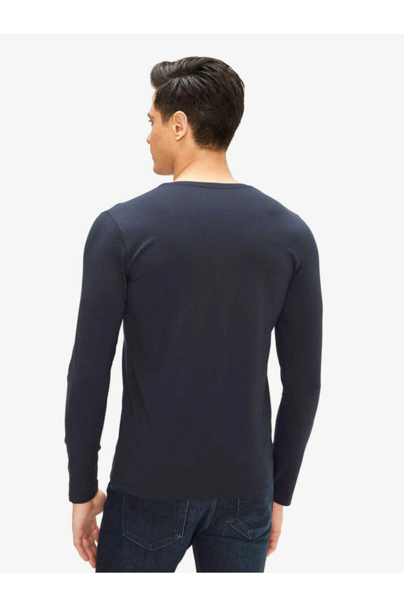 Мъжка блуза от трико - тъмносиня 501530 INDIGO Fashion