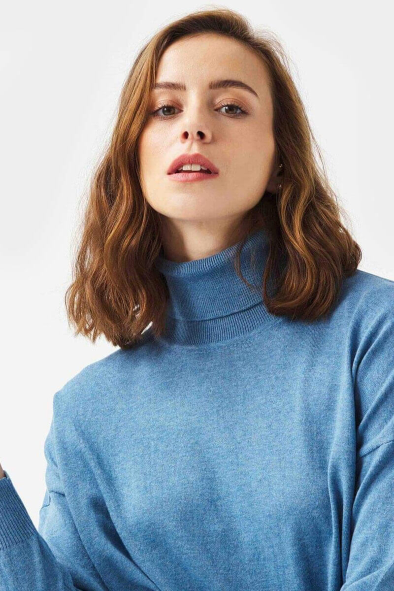 Дамска поло блуза 850694-08 INDIGO Fashion