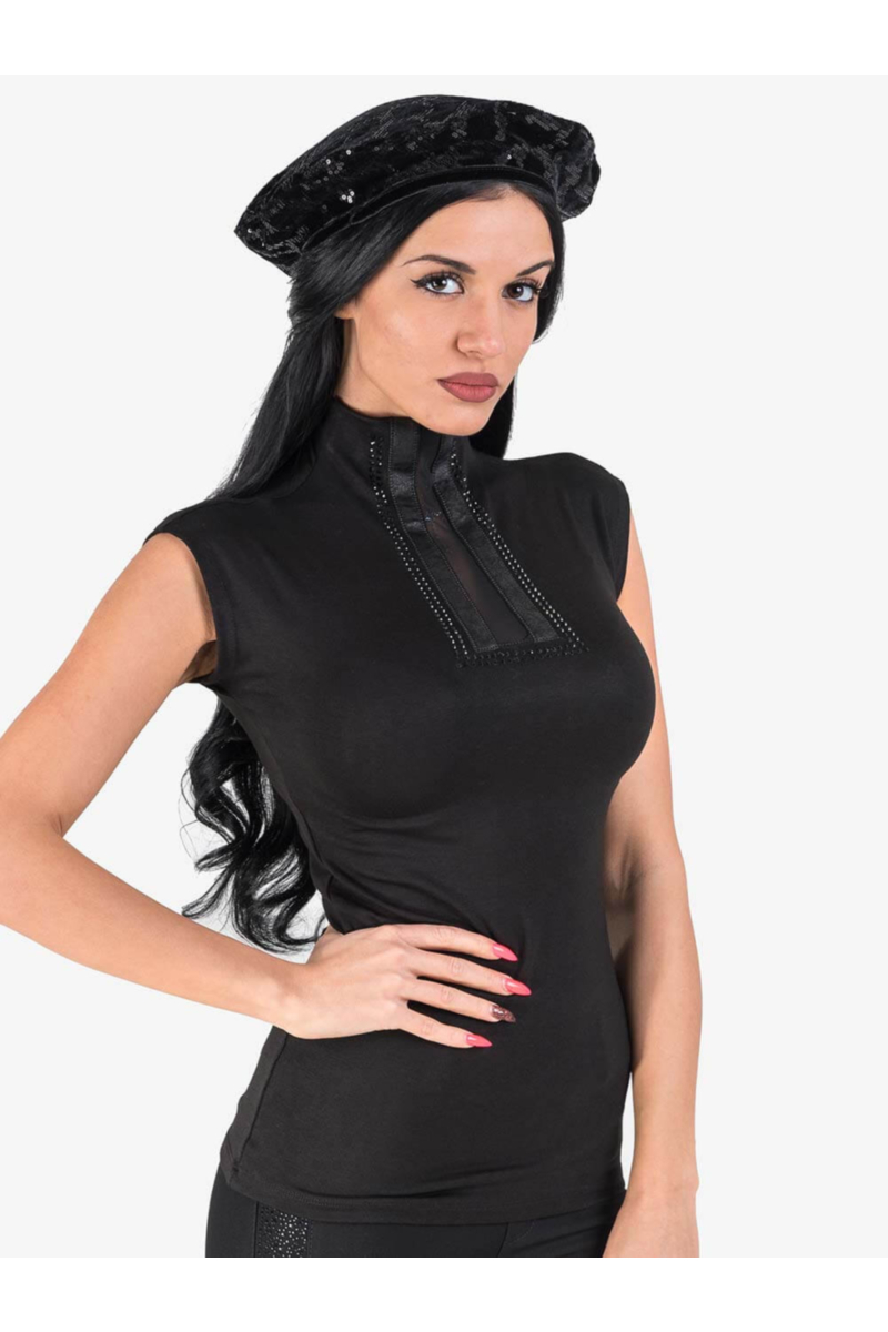 Дамска барета - черна 11469 INDIGO Fashion