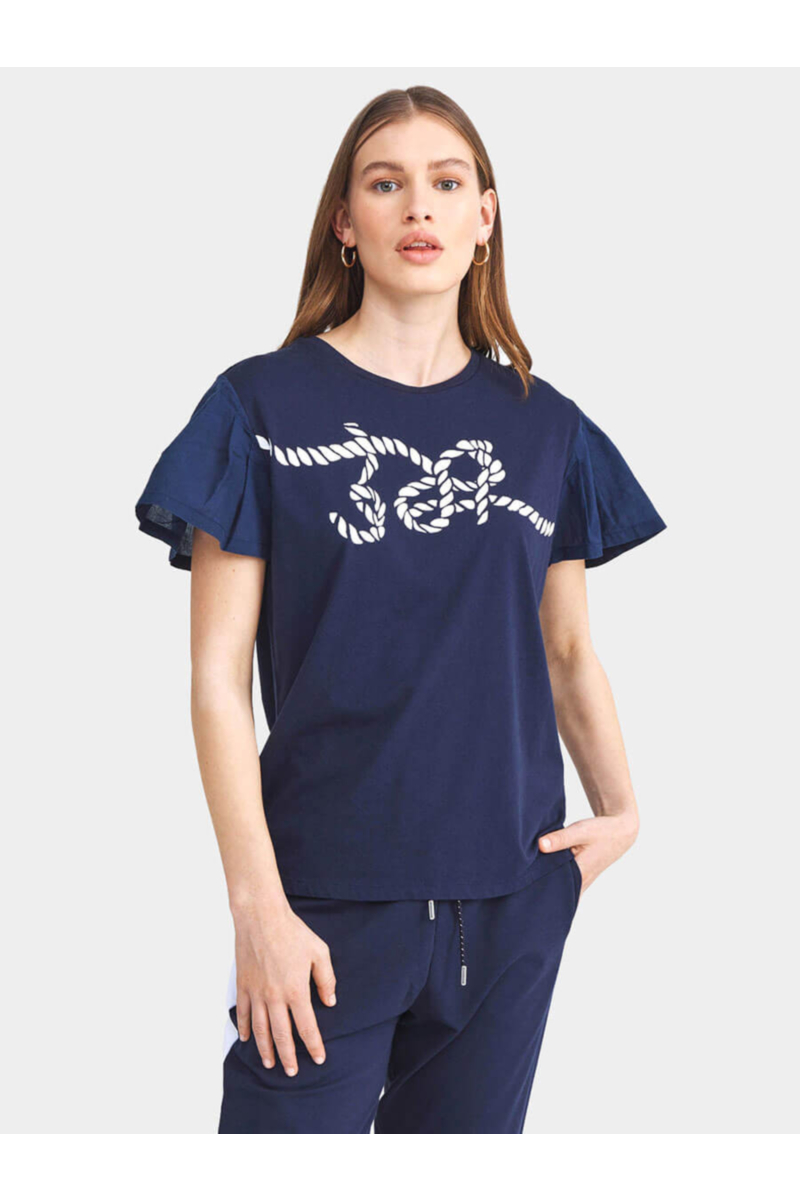 Дамска тениска 601810-18 INDIGO Fashion